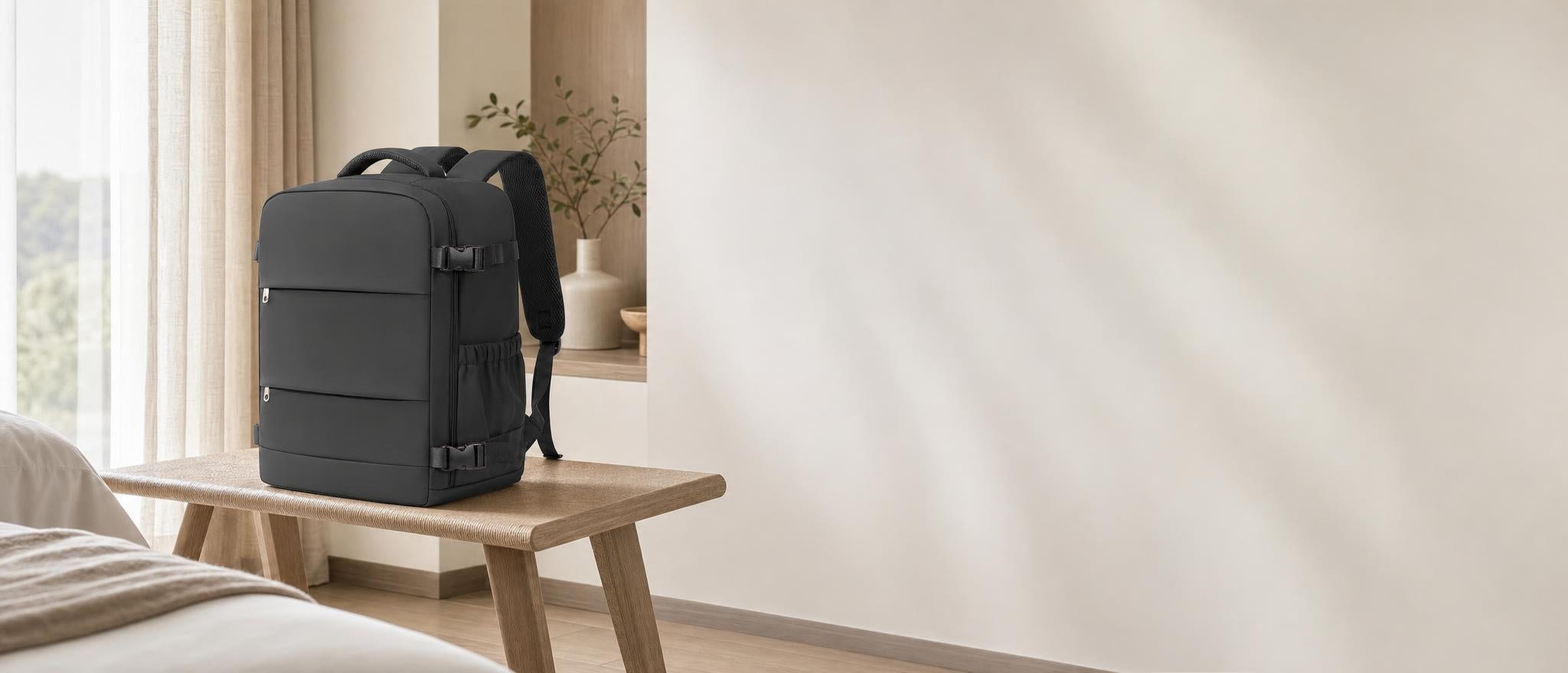 Mochila Nalvani VacPack 40 lista para viajar